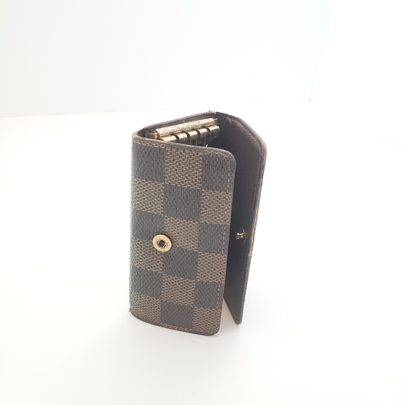 Pre-owned Louis Vuitton Damier Ebene 4 Key Holder - Picture 12 of 16